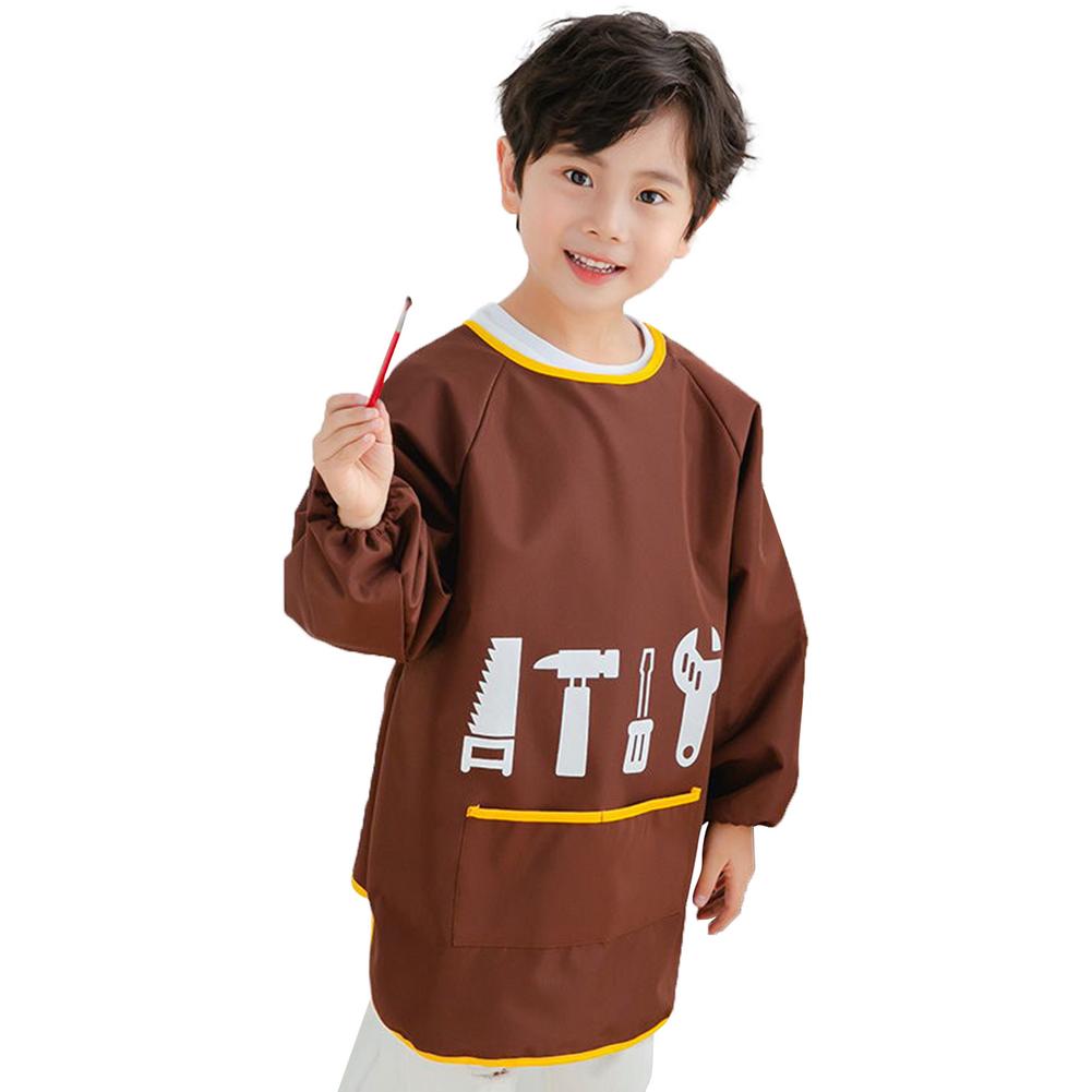 Smocks de peinture artistique pour enfants, tabliers imperméables à manches longues pour 90 à 150 Cm de hauteur, pour enfants de 6 à 8 ans