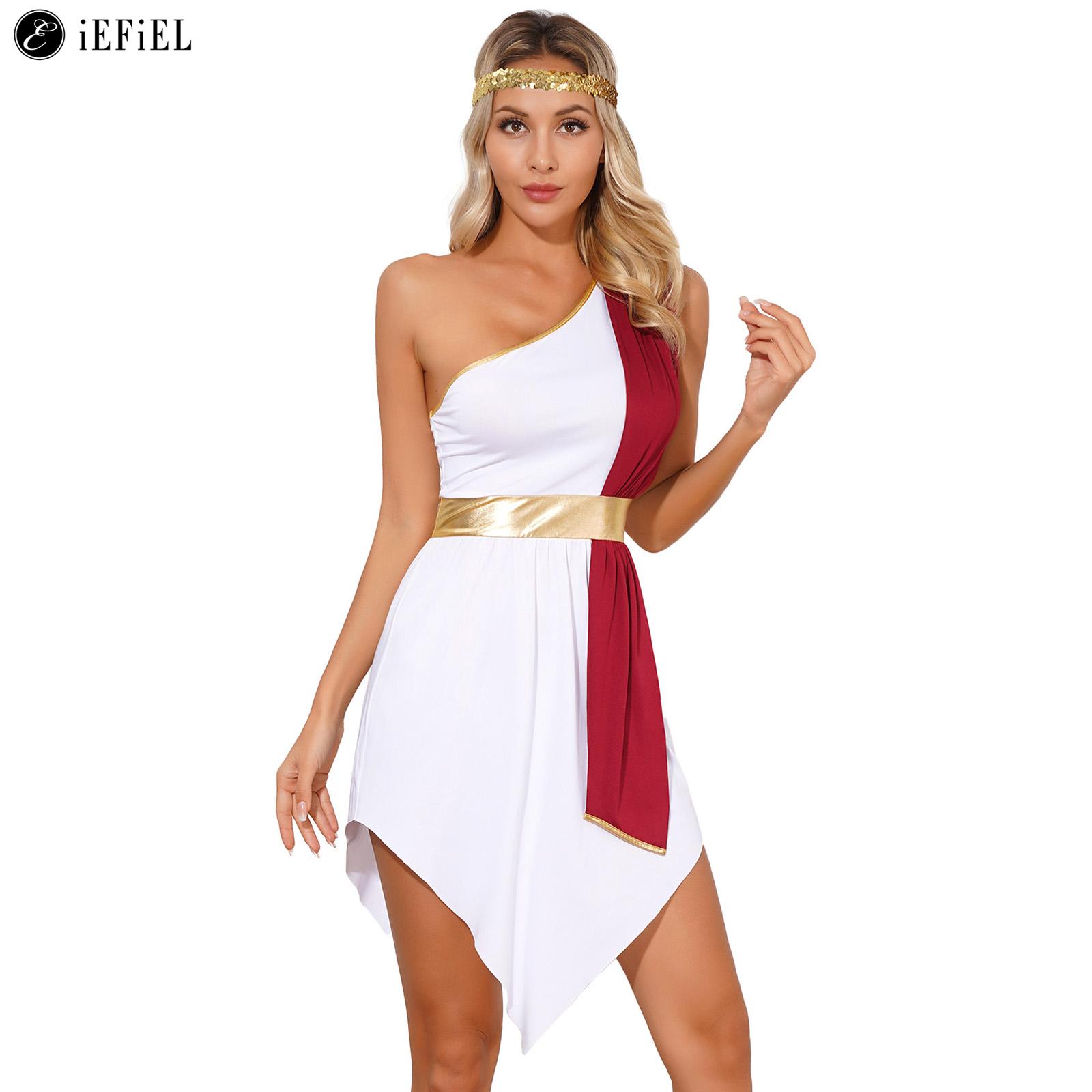 Toga grega antiga fantasia de cosplay para mulheres, veste de Halloween com chapéu, romana antiga, governador, imperador imperial, imperatriz, festa, vestir-se