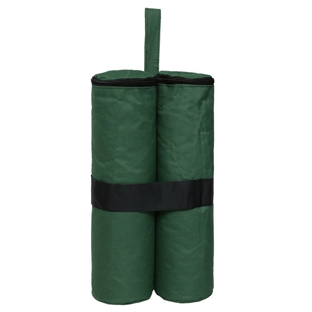 Tent Sandbag Outdoor Canopy Beach Umbrellas for Sand Sunshade Shades Wind-proof Rainstorm Sandbags Awning Hardware: dark green