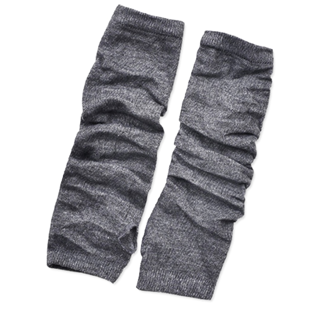 Gants longs sans doigts, couvre-bras rayé, manches de poignet en coton, manches chauffantes, gants tricotés pour femmes sans doigts: NO.4