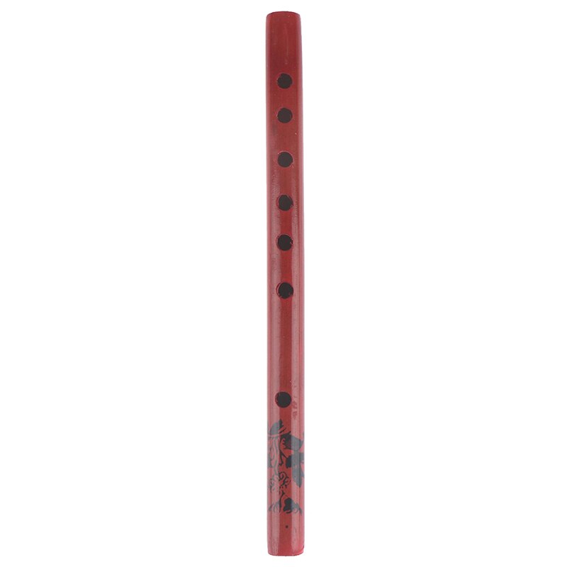 Flauta de bambú tradicional China de 6 agujeros, clarinete Vertical, instrumento Musical de madera, Color para niños, 1 ud.