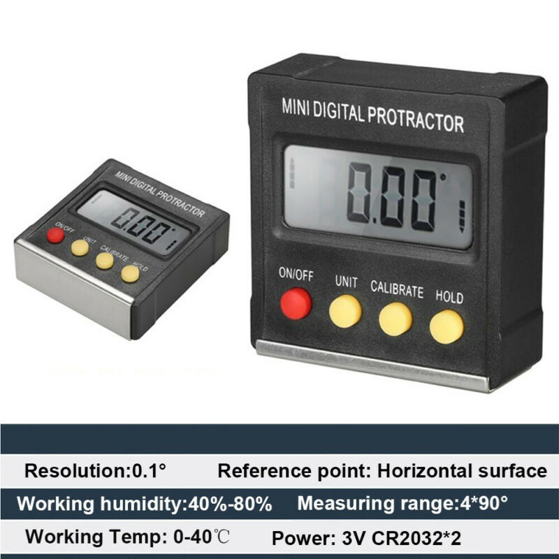 Mini Digital Winkelmesser Würfel Neigungsmesser Winkel Messgerät Meter Digital LCD Winkelmesser Elektronische Ebene Kasten