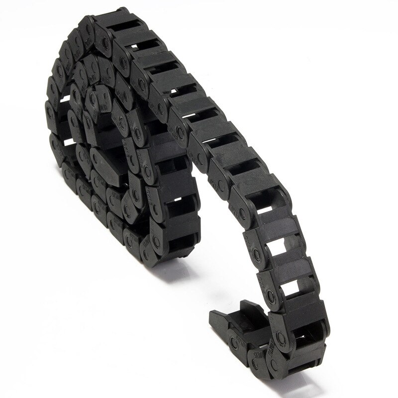 1 Meter 10 X 20mm Black Nylon Drag Chain Carrier Chains Plastic Drag Towline for CNC Engraving Machine Tools