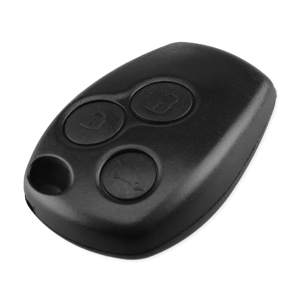 KEYYOU 3 Tasten Ersatz Auto Schlüssel Shell für Renault Logan Sandero Clio Fluence Vivaro Master Verkehrs Schlüssel Fall Ohne Klinge.
