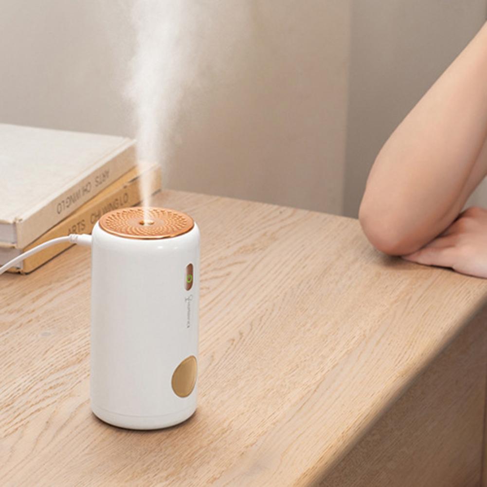 Button Control USB Portable Mini Humidifier Two Spray Modes Air Dampener Safe for