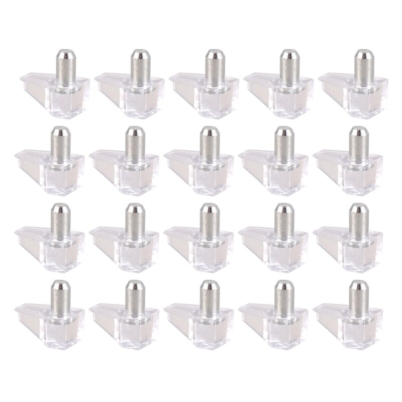 5 mm Stift Regal unterstützung Regal Nieten starke unterstützung 20 stücke, transparent: Ursprünglich Titel