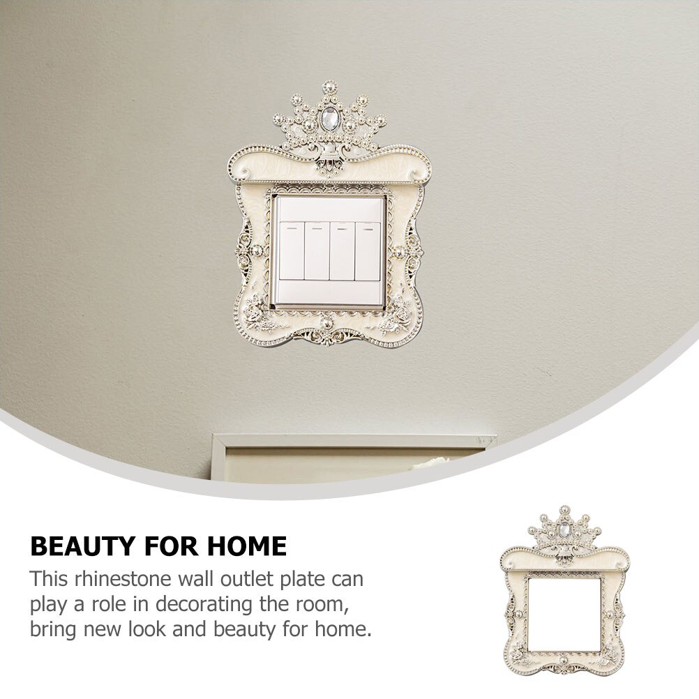 Rhinestone Light Switch Acrylic Cover Light Switch Cover Switch Panel Cover
