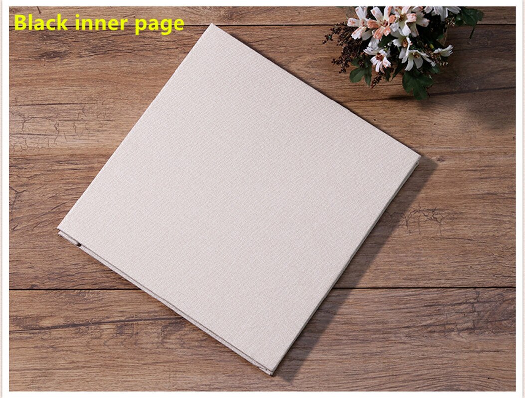 Linnen Zelfklevende Film Diy Goedkope Fotoalbum Bruiloft Album Retro Familie Grote Capaciteit Fotoalbum Handgemaakte creatieve Gaven: B