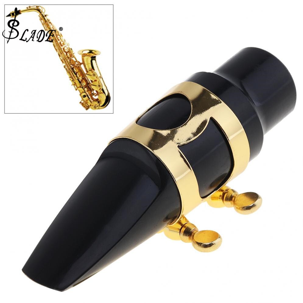 Draagbare Alto-Saxofoon Mondstuk Met Mondstuk Cap & Mondstuk Clip & Mondstuk Riet