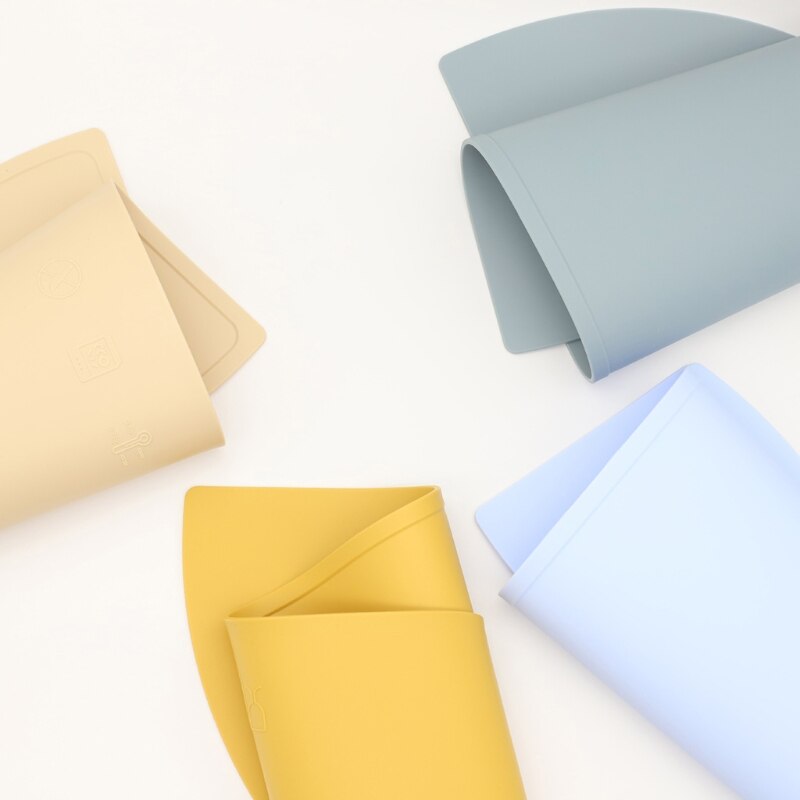 Baby Siliconen Placemat Herbruikbare Antislip Tafel Mat Baby Eettafel Pad Voor Kid