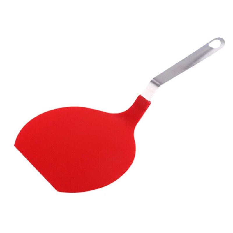 Nylon Rvs Pizza Spatel Met Handvat Cake Transfer Schop Keuken Kookgerei Gereinigd: Rood