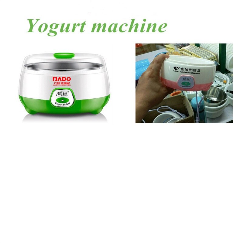 PA-12D Huishoudelijke Draagbare Modieuze Automatische Yoghurt Machine Constante Temperatuur Gisting Mini Rvs Binnentank