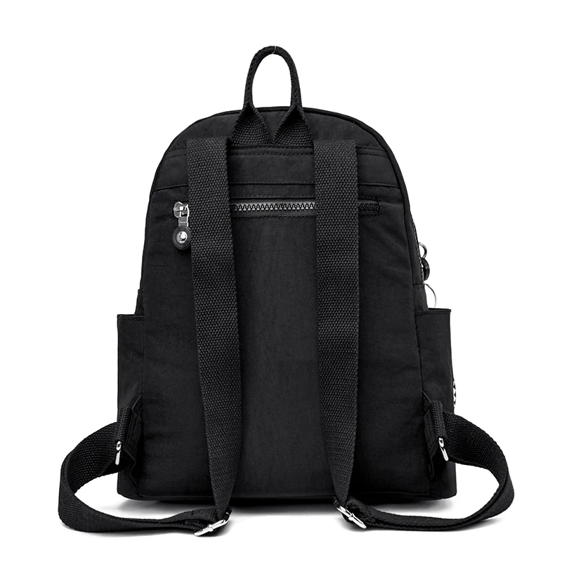 Wasserdichter nylon-rucksack für damen, schulrucksack für teenager-mädchen, schultertasche, reiserucksack