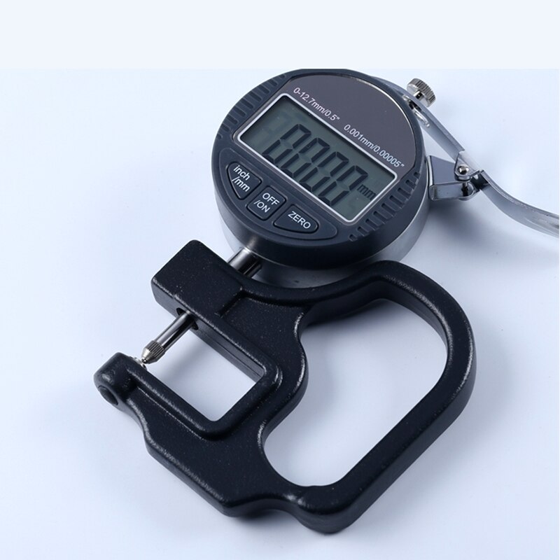 Syntek – jauge d'épaisseur numérique électronique 0-10mm, micromètre à lentille LCD, 0.001mm/0.01mm, micromètre à tête ronde