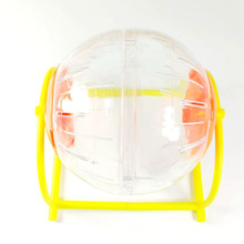 Balle de jeu Hamster en boule de cristal | Jouets d'animaux en cours d'exécution de petits animaux intéressant Cage de Rat ronde en PP outil d'entraînement pour chiots, souris de 12CM