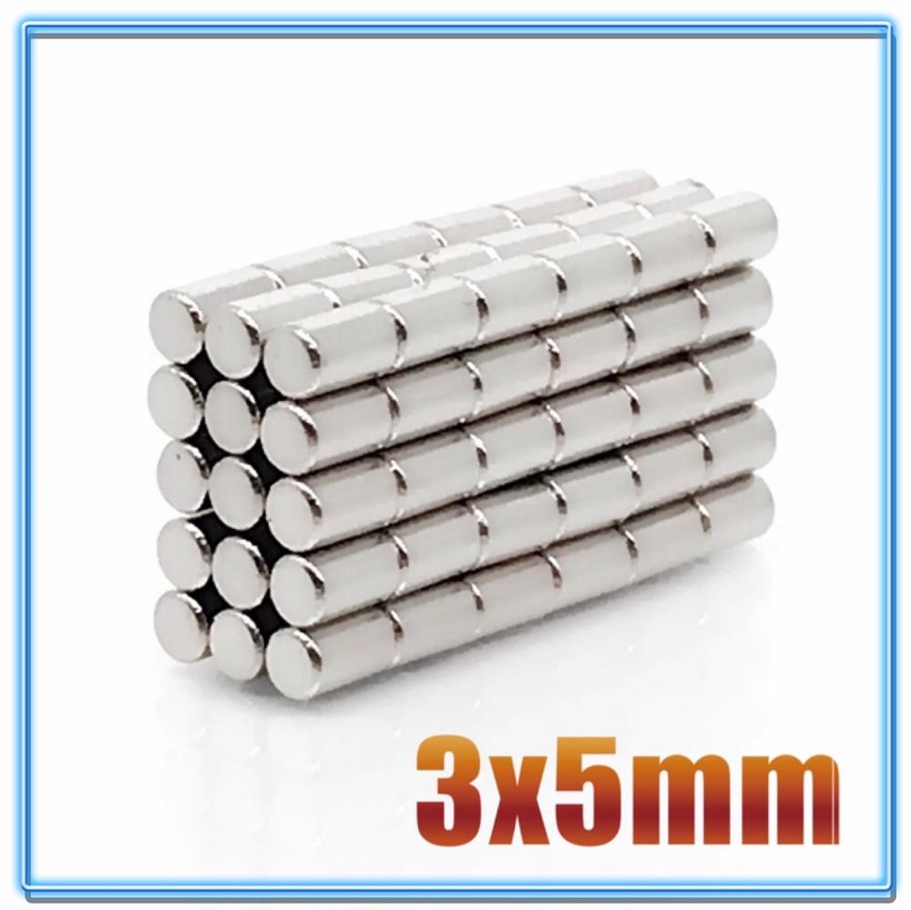 100 ~ 500 stk  n35 rund magnet 3 x 1 3 x 1.5 3 x 2 3 x 4 3 x 5 3 x 10 neodymmagnet permanent ndfeb super stærke kraftige magneter 3*1 3*2