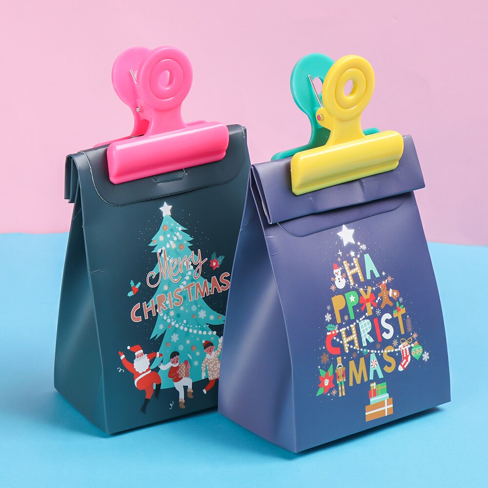 5 stuks 3 maten plastic klem papier bladwijzer clips memo clip student school kantoorbenodigdheden multifunctionele tas chip clips