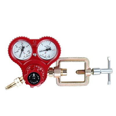 O2/ propan / acetylen / argon / brint / nitrogen  /co2 trykreducerende regulator flowmåler gasregulator flowmeter regulatorventil: Acetylen