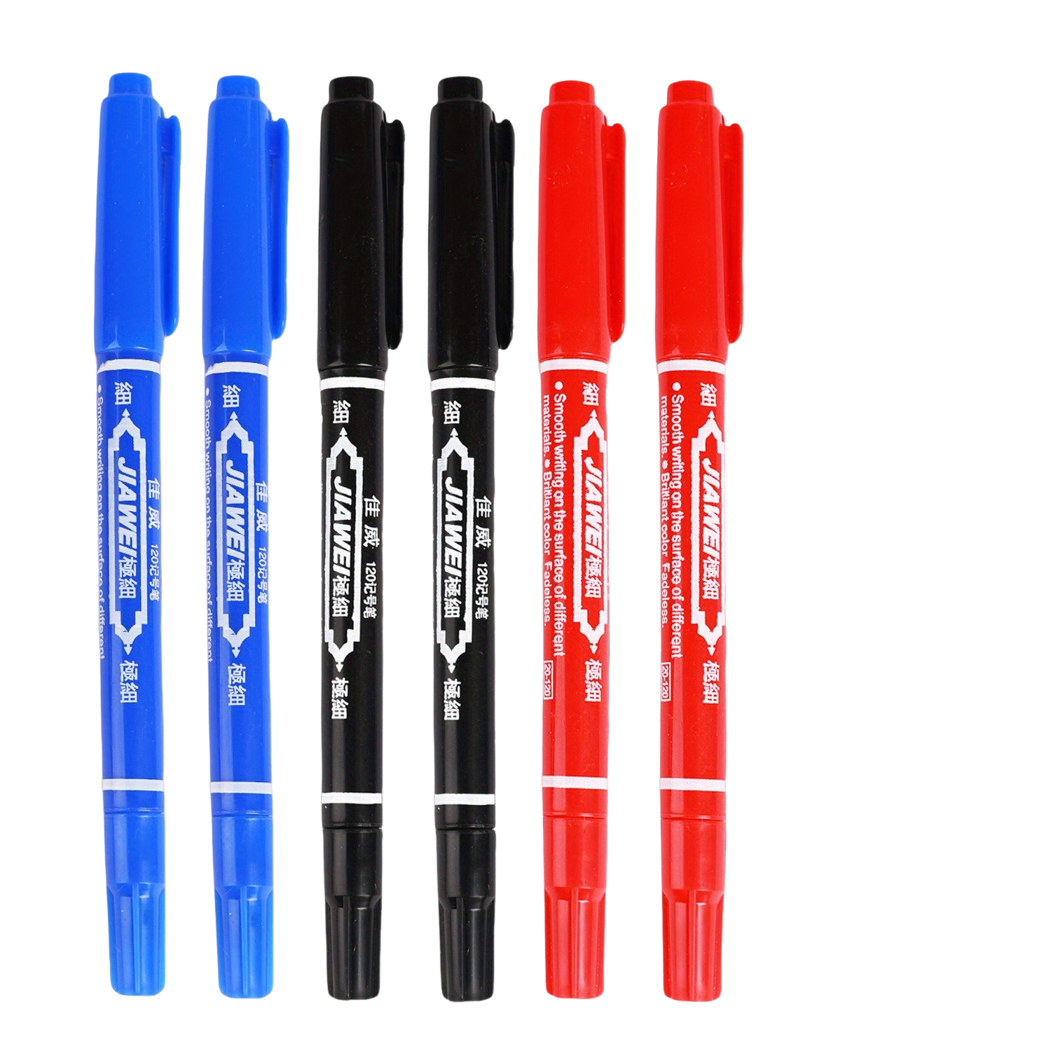 Pluma de arte permanente de Color de doble punta, bolígrafo de agua fino, tinta negra resistente al agua, dibujo de bocetos, suministros de libros de pintura, marcadores de colores: Azul marino