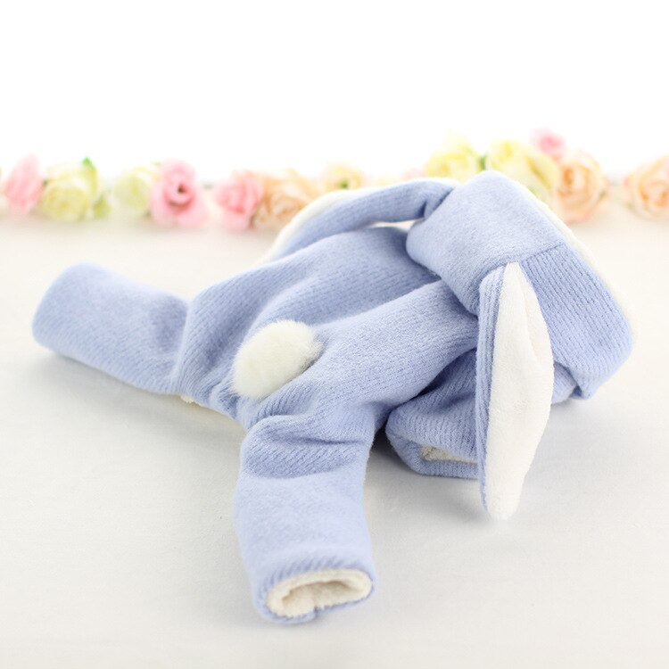 Warm Small Dog Clothes Winter Dog Jumpsuit for Small Puppy Outfits Clothes for Chihuahua Yorkie Dog Winter Clothes Pets Clothing: Blue / L