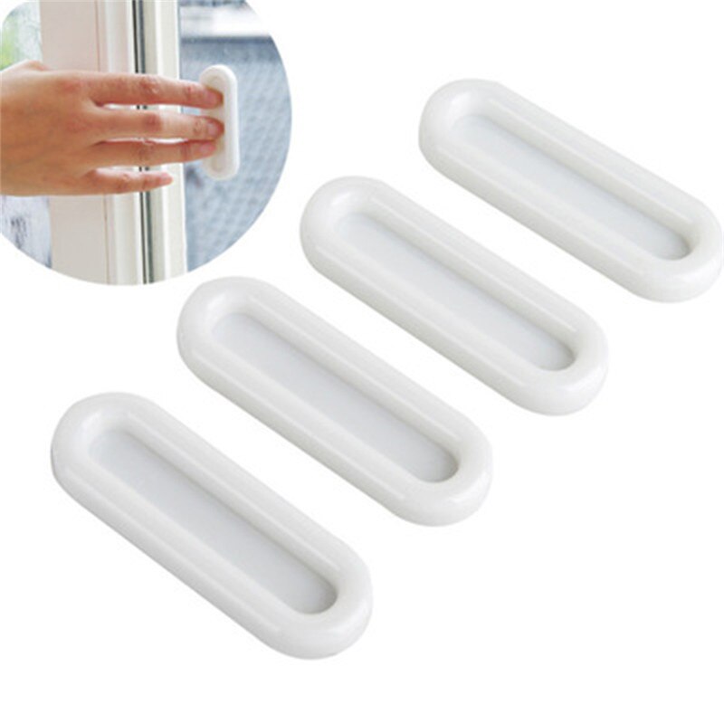 Multifunktionelt klæbende dørhåndtag glasvindueskydeværktøj til husholdningsbrug universal-vinduesåbning ekstra håndtag