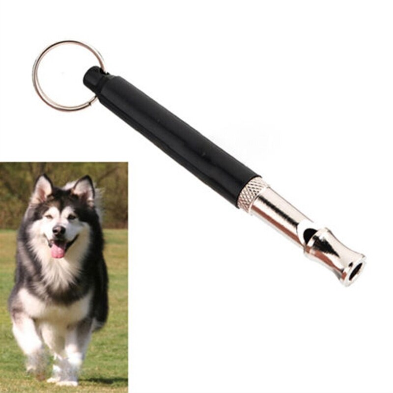 1Pc Hond Training Whistle Verstelbare Sonic Geluid Fluitje Metalen Hond Puppy Fluitje Met Sleutelhanger Voor Hond Dierbenodigdheden