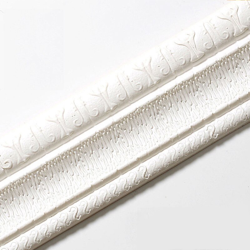 Skirting waist line foam wall stickers self-adhesive background Wall Border decorative border line anti-collision sticker: D
