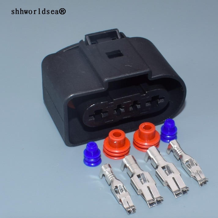 Shhworldsea 4- pins 3.5mm 6.3mm plastic connector waterdichte 4 -weg terminal connectoren 1 j 0919231