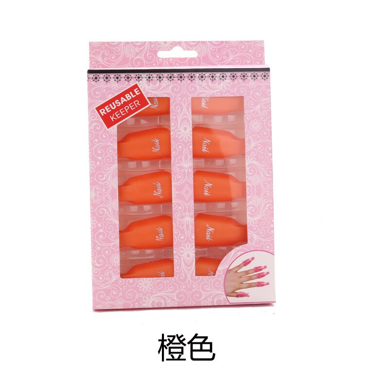 Nail Remover Clip Doos Voor Laden En Lossen Nail Sets, Nail Remover Clip, Nagel Winkel Gewijd, efficiënte En Snelle: 06-Orange