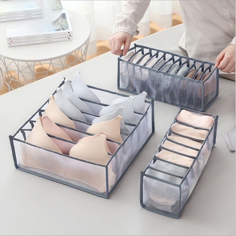 Ondergoed Beha Sokken Panty Ties Net Organizer Opbergdoos Lade Garderobe Kast Manden Organisatoren Divider Dozen Thuis Slaapzaal