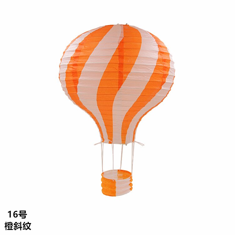 12 '' 30cm vita regnbåge luftballongpapper lykta barn bröllop dekoration barns sovrum hängande födelsedagsfest dekoration: Orange twill