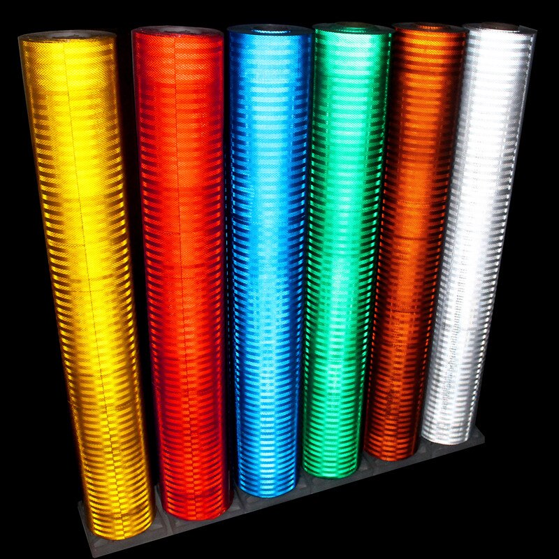 EGP Microprism Engineering Super Reflective Sheeting PET Self-adhesive Road Traffic Sign Material Class II Night Warning Films