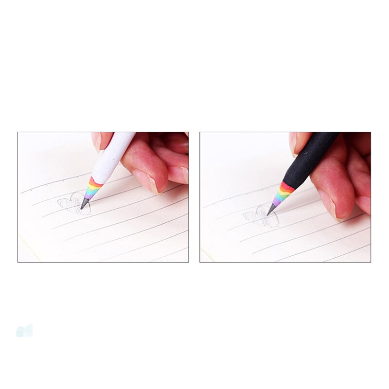 12 Pcs Rainbow Pencil Set for Drawing Sketch Painting Student School Art