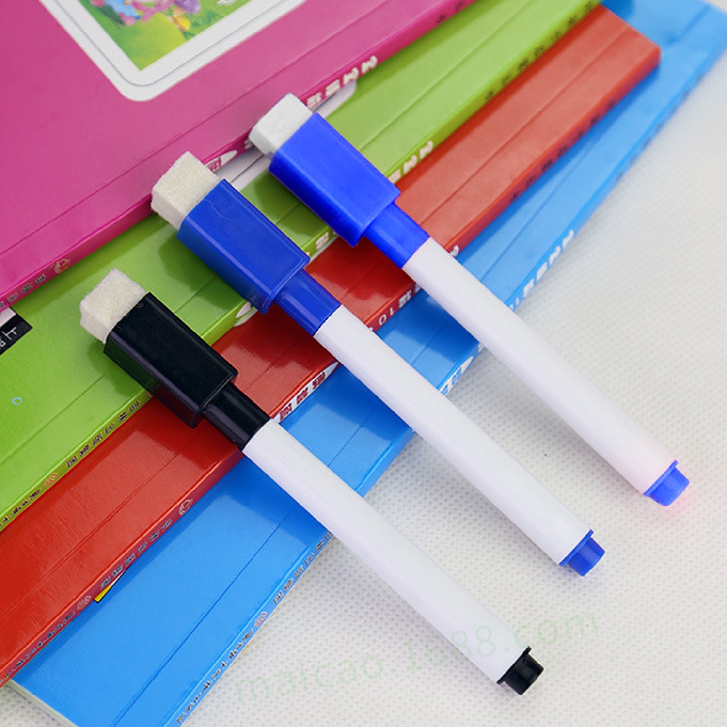 10PCS Kids Uitwisbare Magnetische Whiteboard Pen Herschrijfbare Droge Wissen White Board Markers Pennen voor Thuis Kantoor School Briefpapier