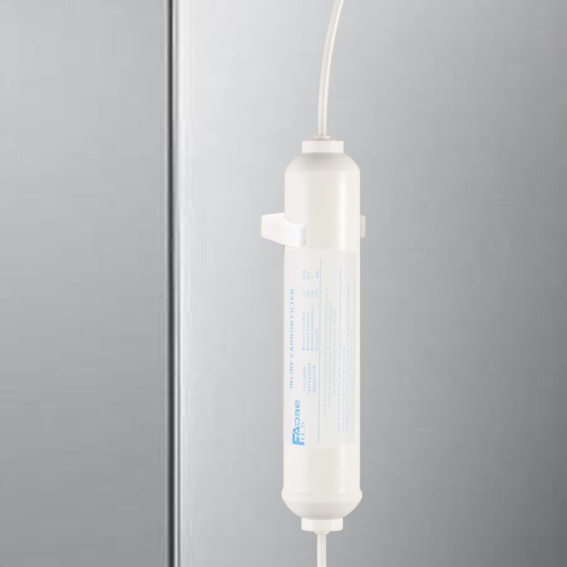 2 pakke eksternt vannfilter for samsung lg daewoo beko kjøleskap 2- tommers od  x 10 "inline kokosnøtt karbonfilter 1/4 " qc