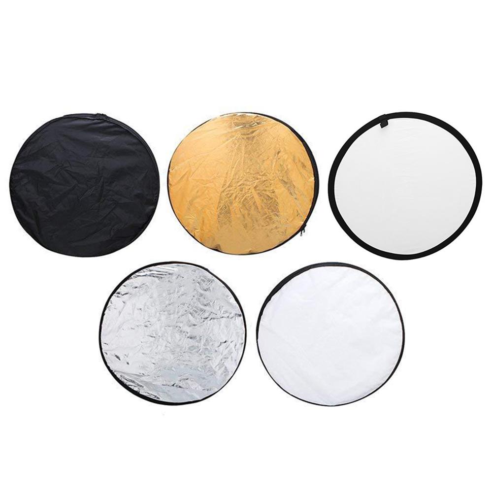 5 In 1 Inklapbare Light Ronde Schijf Fotografie Reflector Voor Studio Multi Photo Opvouwbare Light Reflector Diffuser