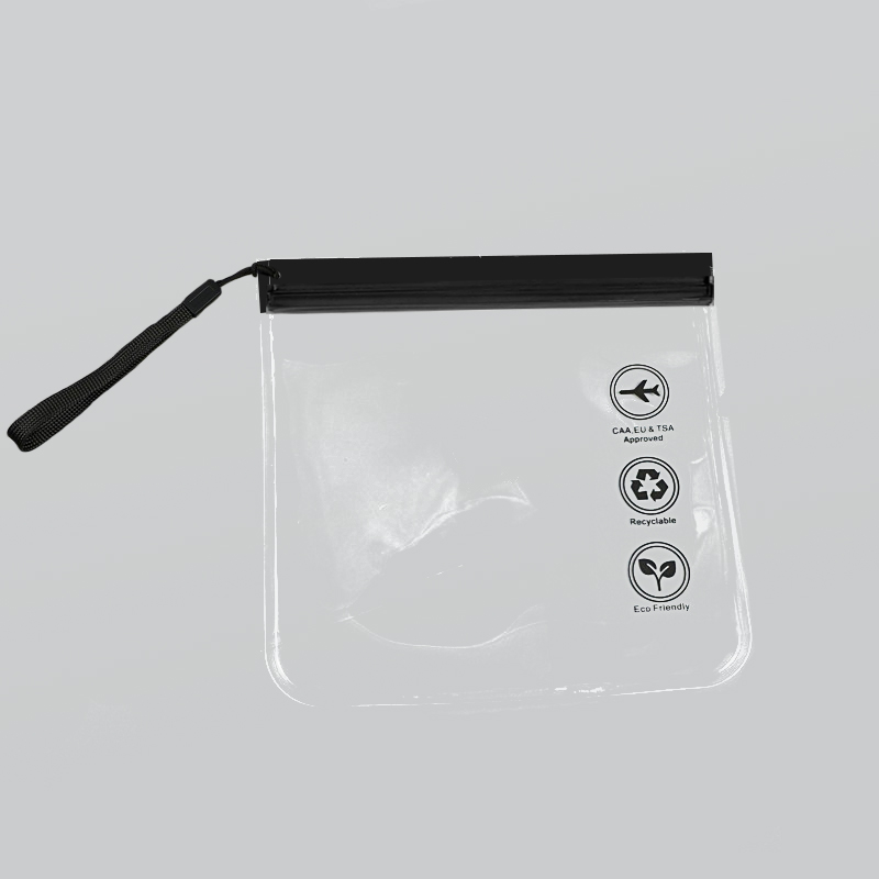 1pcs Luggage Transparent Travel Use Leakproof Flight Make Up Waterproof For Women Reusable Airport Security Toiletry Bag: SKY BLUE