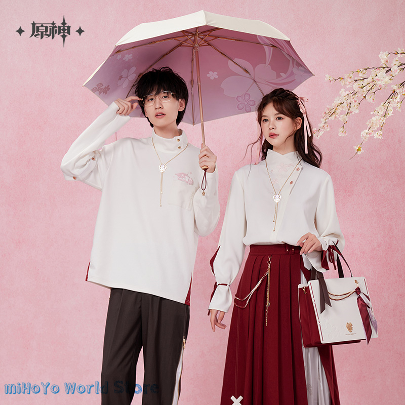 [Genuine] Yae Miko Umbrella MiHoYo Official Genshin Impact Yae Miko Theme Impression Series Folding Umbrella Original Cosplay