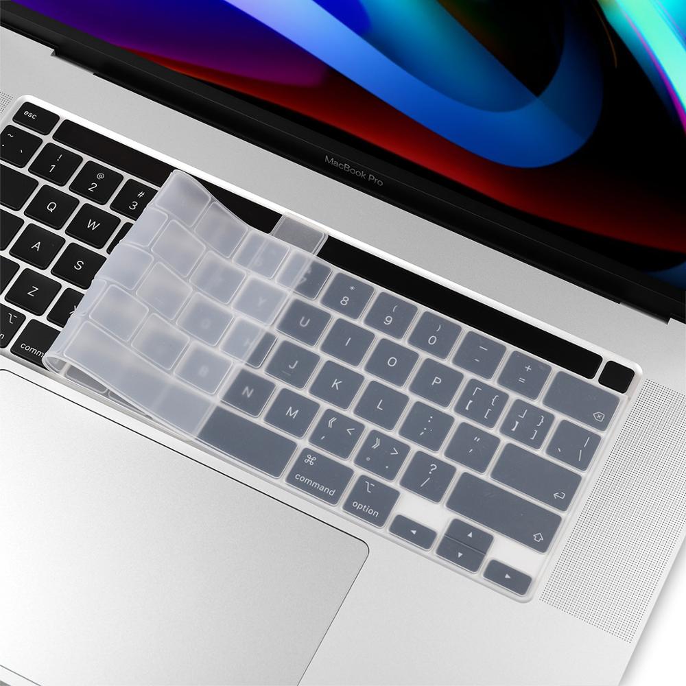 Keyboard Cover for Macbook Pro 16 Model A2141 US Enter English Alphabet Silicone Keyboard Protector Skin