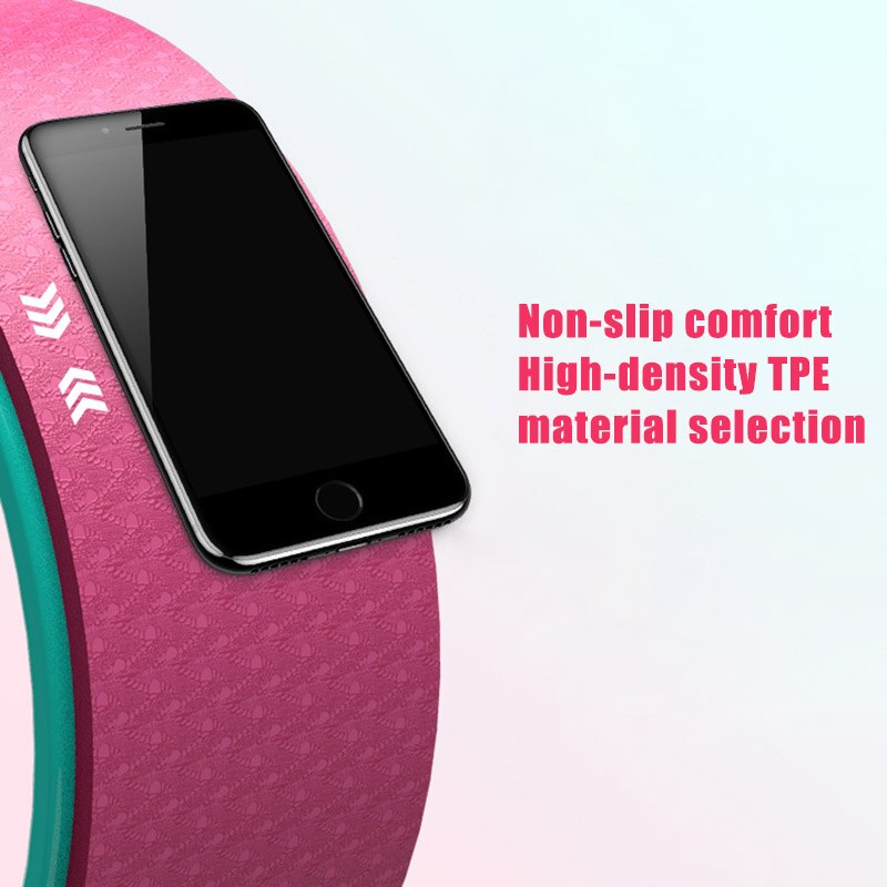 Yoga Wheel Comfortable Yoga Prop Wheel Back Bends Stretching Training Accessories