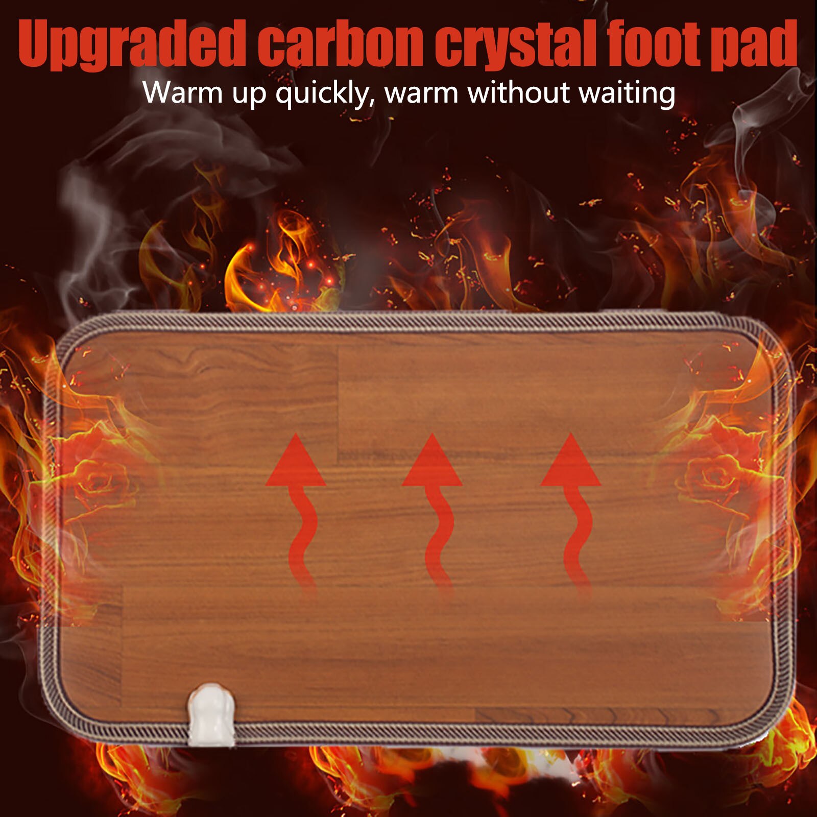 Winter Warm Electric Foot Feet Heating Portable Electric Warmer Pad Heated Floor Carpet Mat For Office Chimenea Electrica