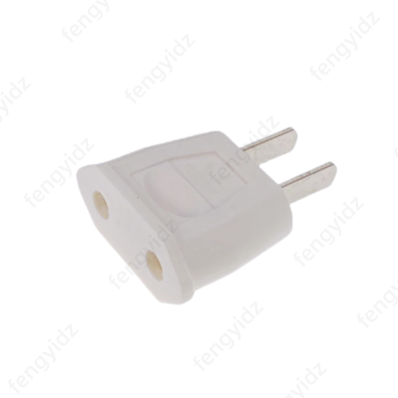 1/5/10 st. usa till eu amerikansk reseadapter 2 -stifts 4.0mm europeisk eu till usa-kontakt nätadapter omvandlare eluttag: Mörkblå / Eu-kontakt