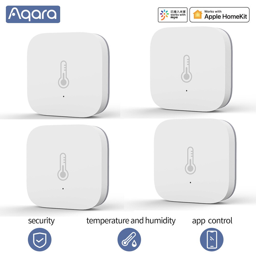 Aqara Temperature Sensor Smart Thermometer Air Pressure Humidity Environment Sensor Remote Control Zigbee For Xiaomi Mihome