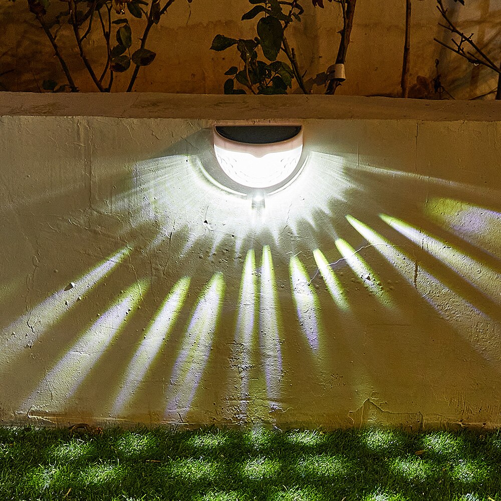 Solar- Zaun Post Lichter Zauberstab Montieren Dekorative Deck Beleuchtung Wasserdicht warm Weiß/Weiß Flure Nacht Licht Solar- Garten Lampe