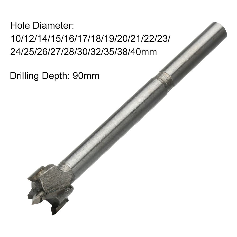 10mm-40mm Forstner Carbon Steel Boring Drill Bits Woodworking Self Centering Hole Saw Tungsten Carbide Wood Cutter Tools Set