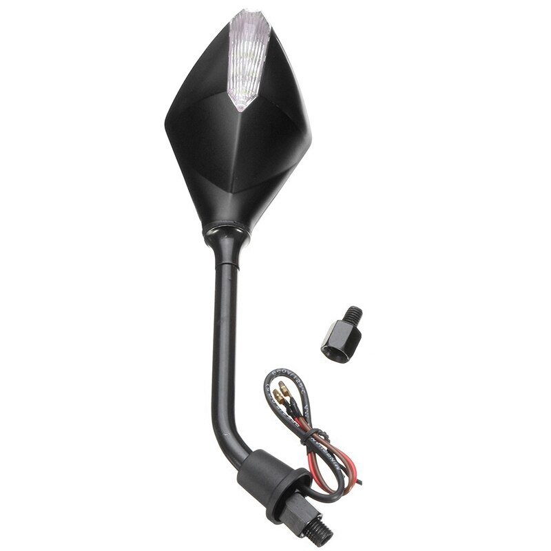 1 para uniwersalne doprowadziło na motocykl kierunkowskazy 5 kolorów dostępne motocyklowe lusterka wsteczne wskaźnik skuter lusterko motocyklowe