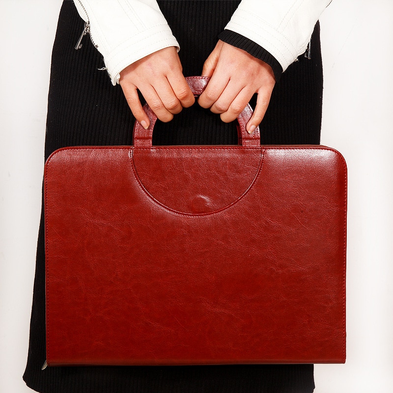 A4 File Folder Portable Conference Travel Diary Portfolio Organizer Travel Journal Bag Storage Bag Student Office Filing Product