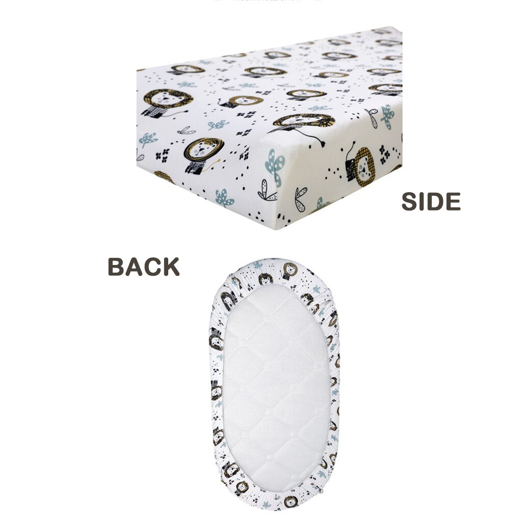 Baby Bassinet Sheet Cotton Super Soft Breathable Sleep Mat Stretch Fitted Craddle Fitted Cradle Sheets For Bassinet Pads/mat#g30