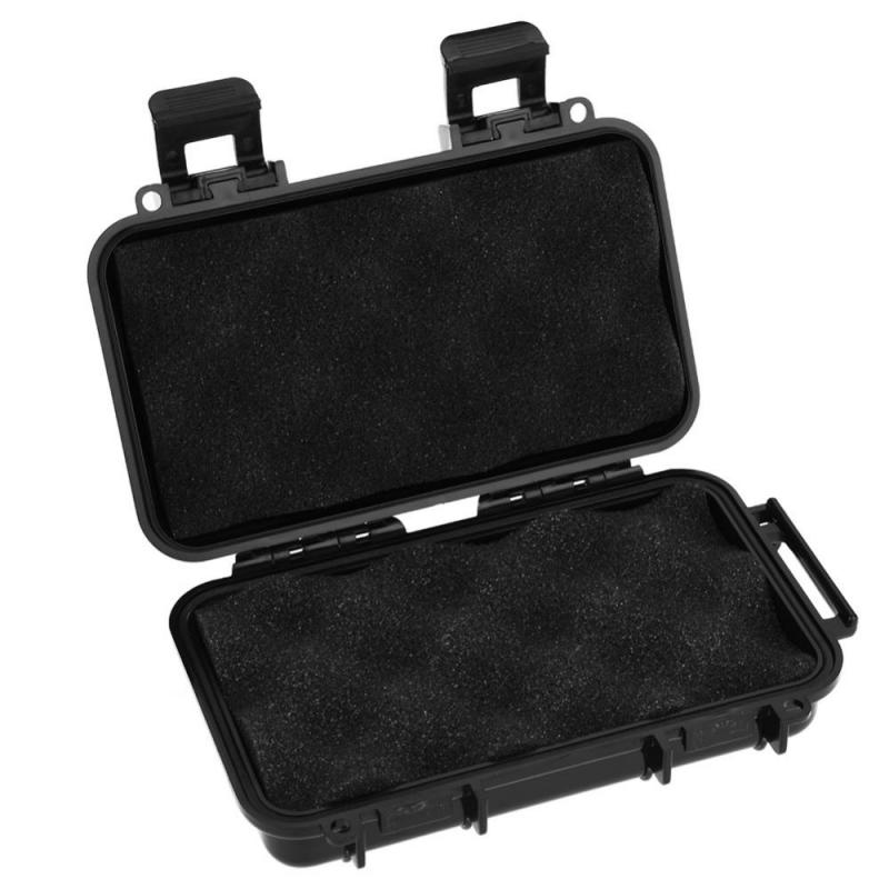 Cajas impermeables a prueba de golpes Caja de Herramientas sellada de plástico caja de almacenamiento hermética de aparatos electrónicos caja de transporte con forro de espuma