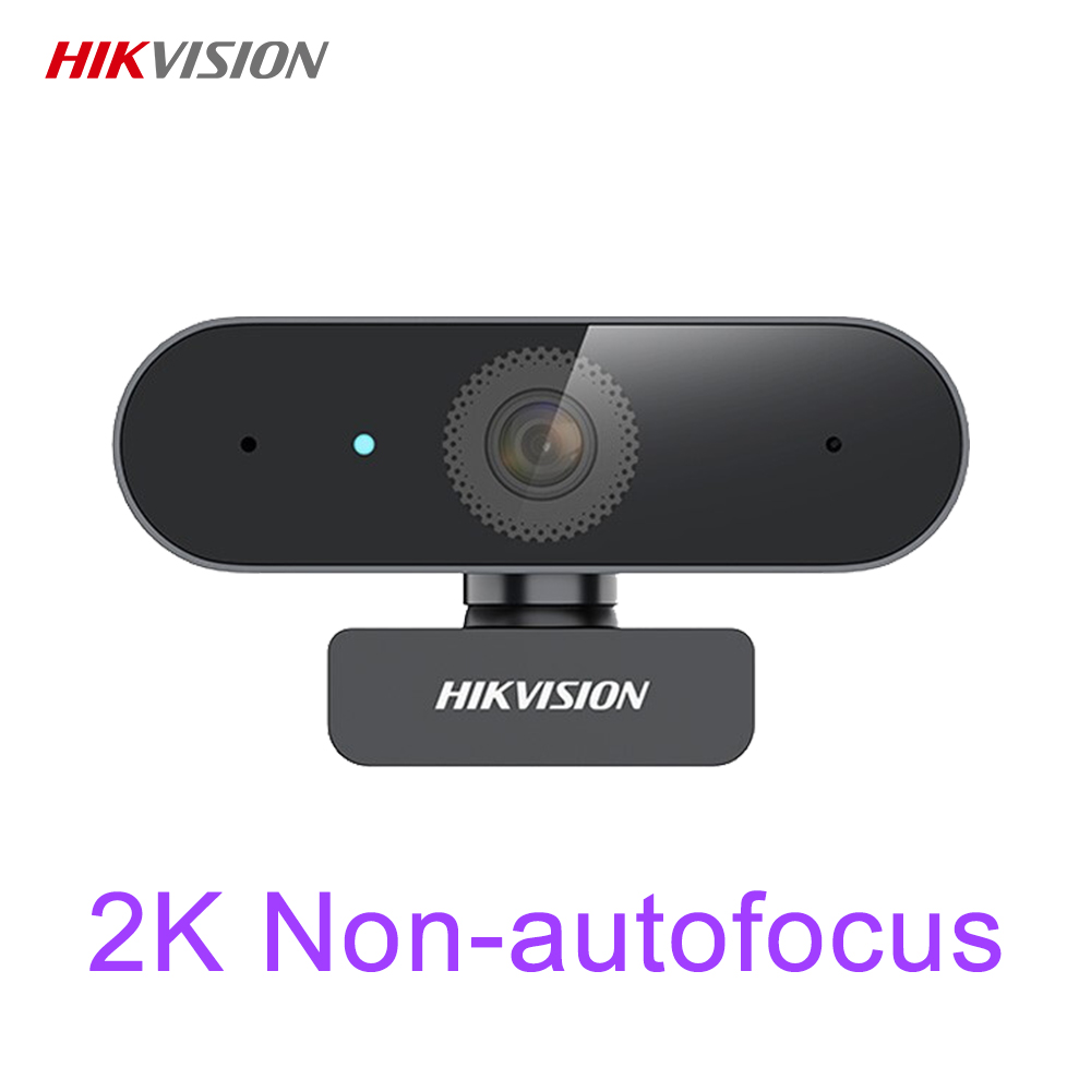 Kamera internetowa Hikvision 1080P 2K 4K pełna kamera internetowa HD mikrofon kamera internetowa kamera USB dla komputer stancjonarny laptop pulpit relacja na żywo wideo: 2K Non-autofocus